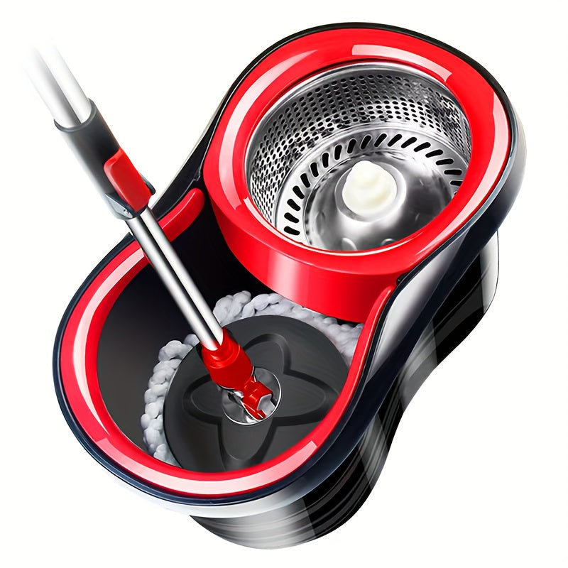 Home Spin Mop and Bucket Set for Wet and Dry Floor Cleaning with Supplies