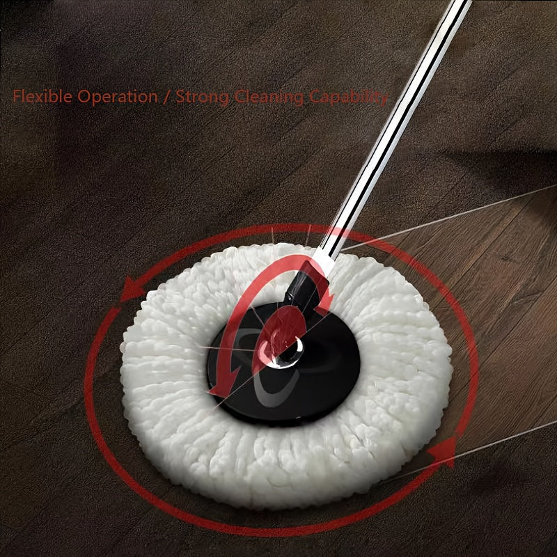 Home Spin Mop and Bucket Set for Wet and Dry Floor Cleaning with Supplies