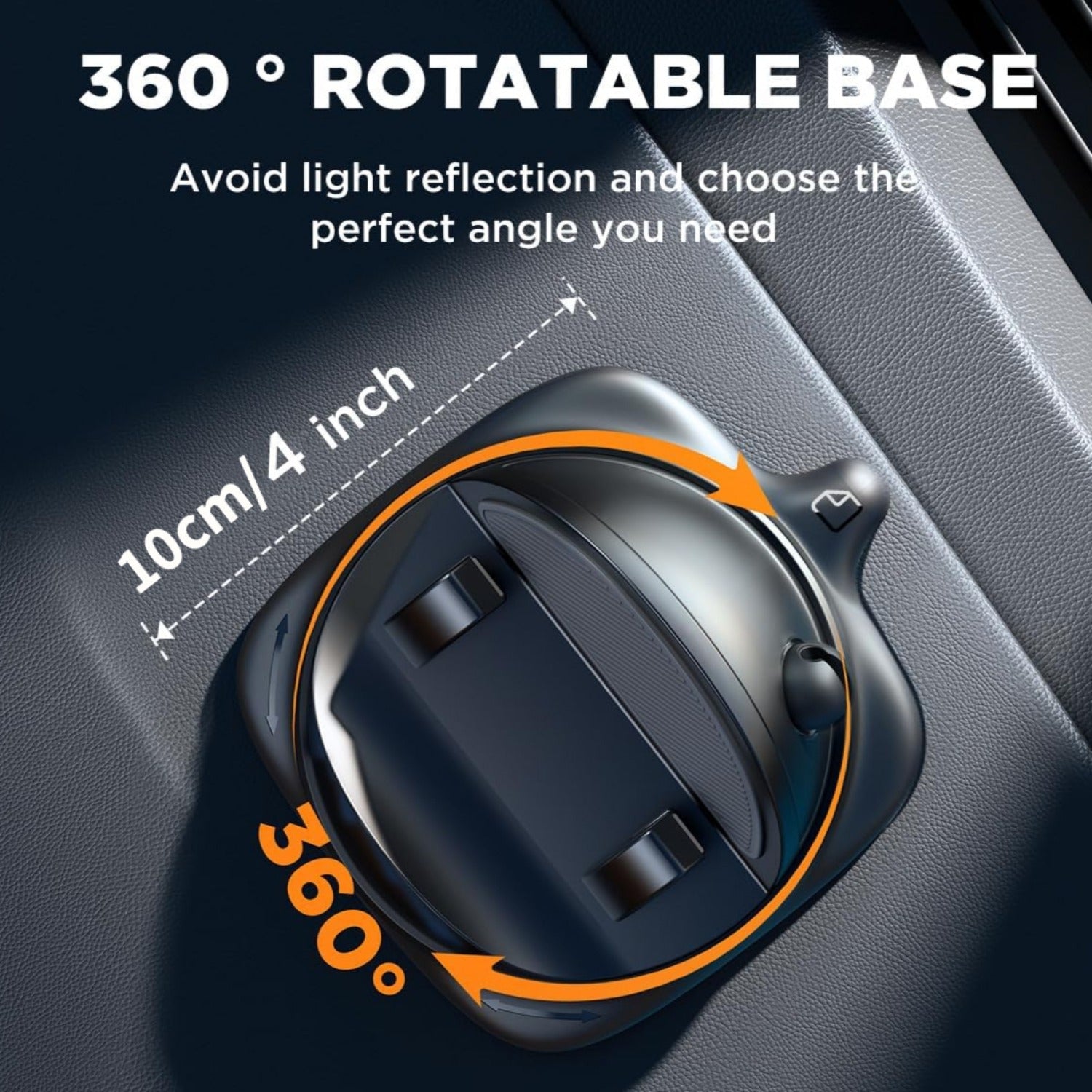 Universal Adjustable Spring Car Phone Mount Non-Slip Silicone Waterproof Durable