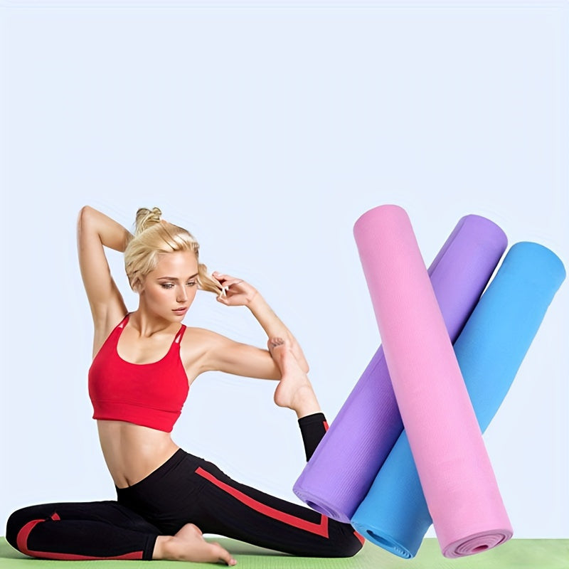 3mm EVA Yoga Mat Blue Purple Pink Slip-Resistant Moisture-Resistant Lightweight Exercise Mat