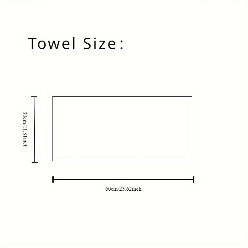 High-Density Absorbent Towel 30x60cm Practical Gift and Souvenir