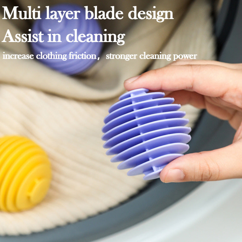 Reusable Laundry Balls Set of Six Wrinkle Remover Static Reducer Fabric Softener