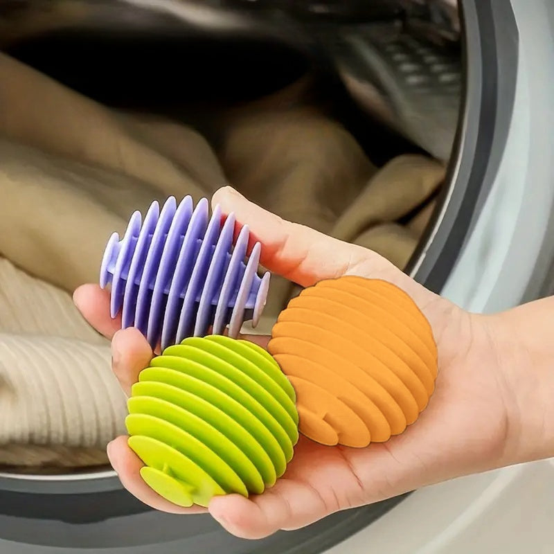 Reusable Laundry Balls Set of Six Wrinkle Remover Static Reducer Fabric Softener
