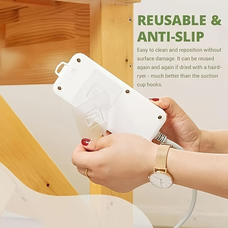 Non-Slip Adhesive Hooks for Office Use Reusable Easy to Clean