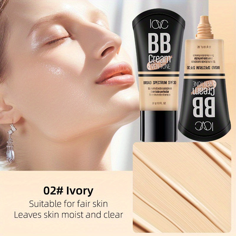 Base de maquillaje BB para mujer de cobertura total, a prueba de agua y de larga duración