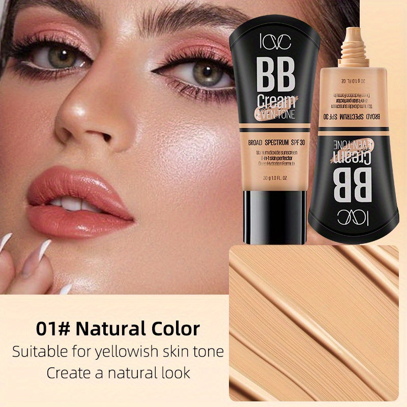 Base de maquillaje BB para mujer de cobertura total, a prueba de agua y de larga duración