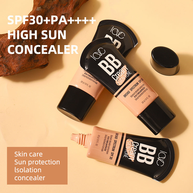 Base de maquillaje BB para mujer de cobertura total, a prueba de agua y de larga duración