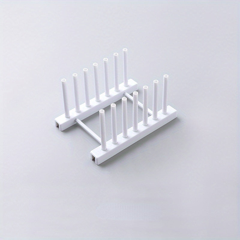 Estante de secado para platos de cocina con soporte ajustable para platos y estante de cerámica removible