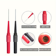 Multimeter Test Probe Back Probe Insulation Puncture Needle Car Tool Kit