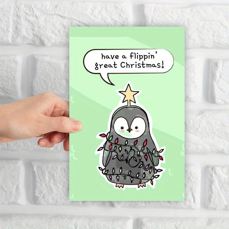 Kulgu to'la Rojdestvo kartasi - Sevimli insonlar, turmush o'rtoqlar, ota-onalar, bolalar va muhim boshqa insonlar uchun ideal sovg'a - Yuqori sifatli qog'oz, qiziqarli tasvir