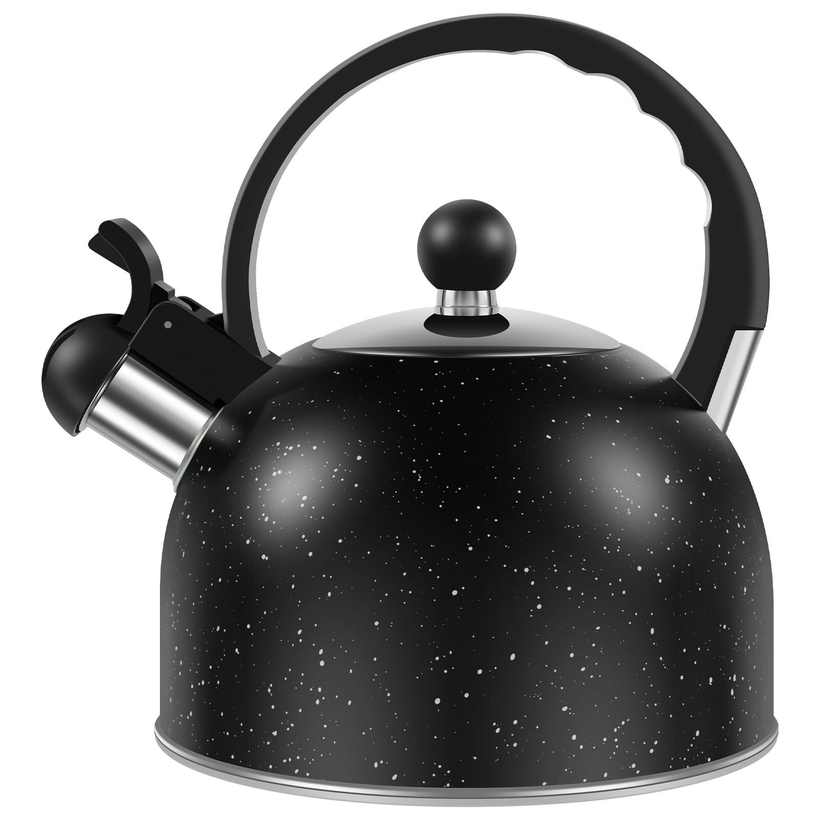 Stainless Steel Whistling Kettle 2.5L for Stove Top Fast Boiling Durable