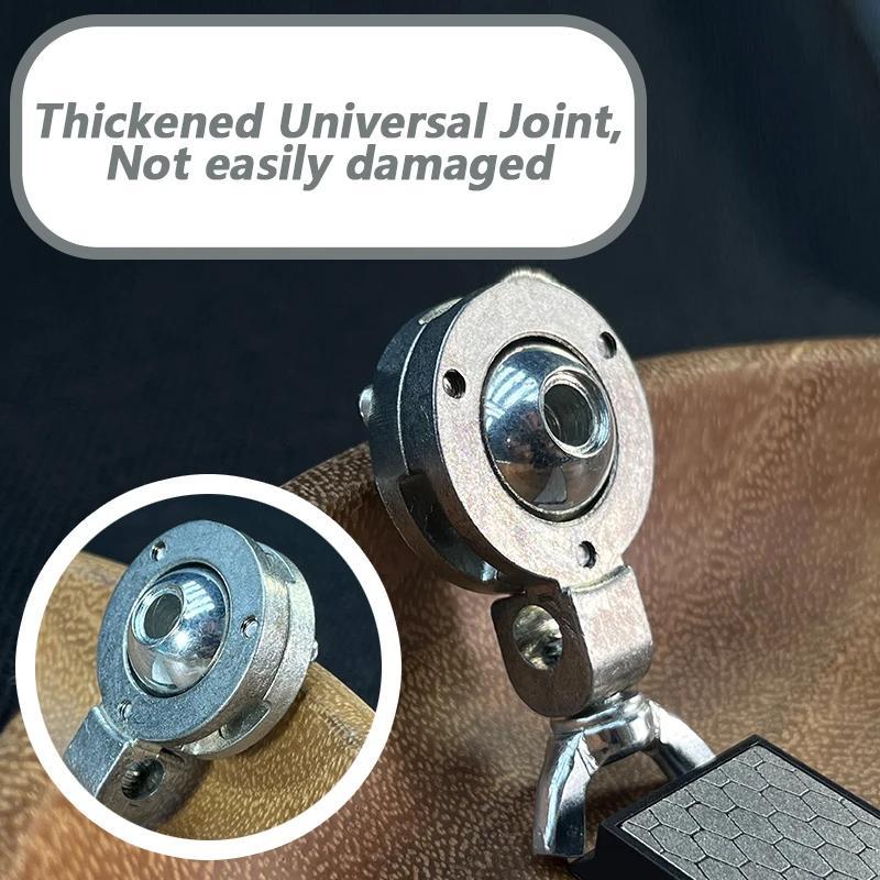 Afilador de cuchillos de ángulo fijo para cuchillos de cocina con pulidor de diamantes y piedra de afilar