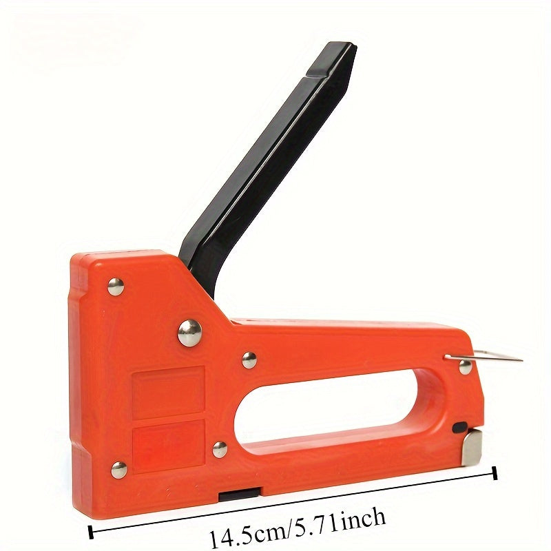 3-in-1 Manual Staple Gun with Durable Plastic Staples for Home Use