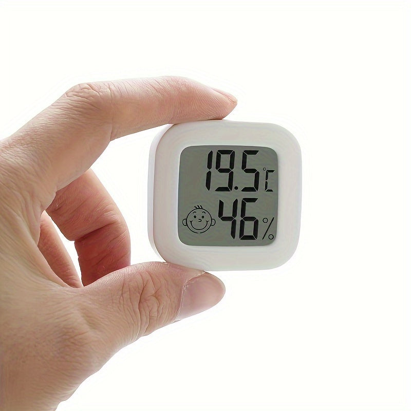 Digital Thermometer Hygrometer, Portable, Accurate Home Temperature and Humidity Monitor in Pink White Mint Green