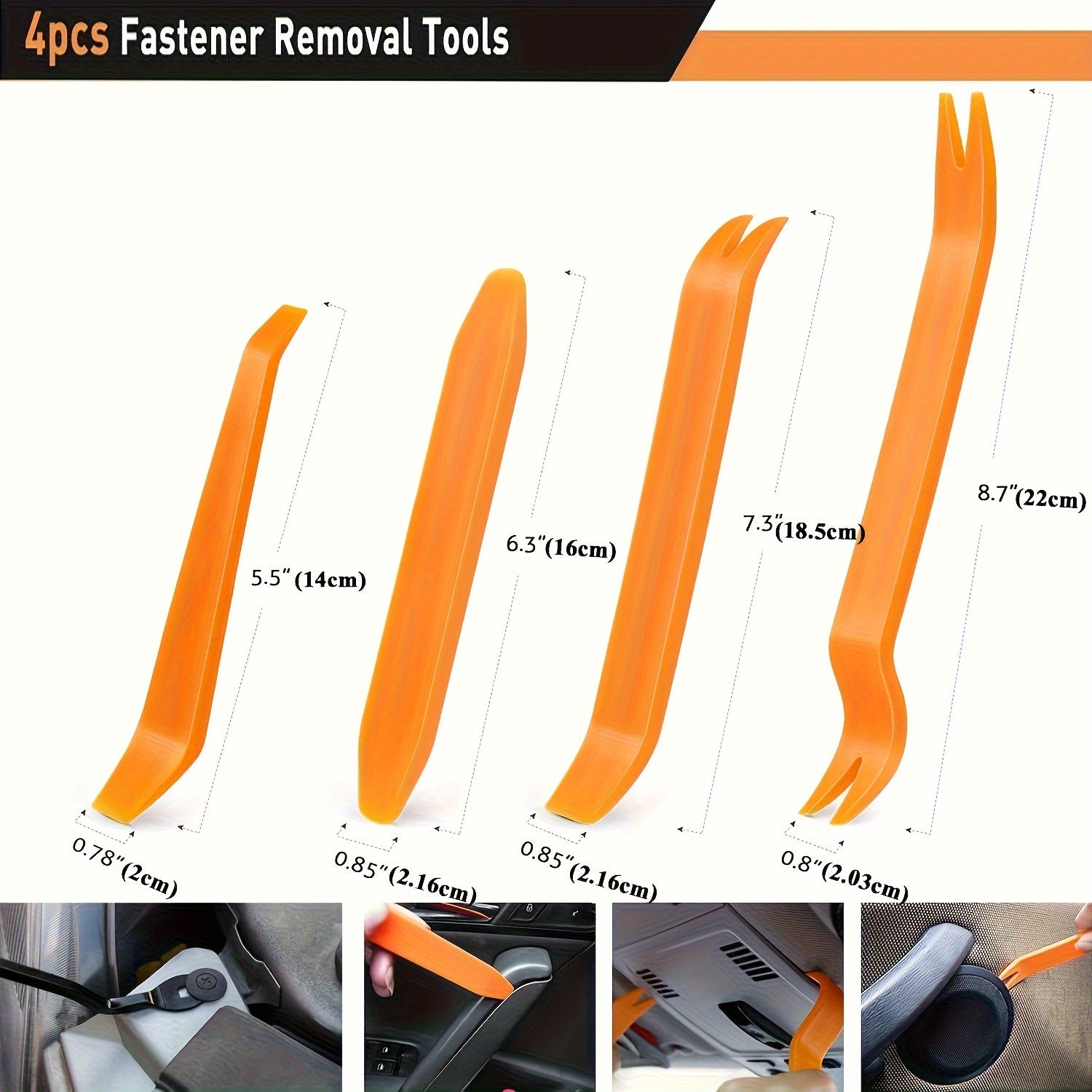 105-Piece Auto Fasteners Kit with Removal Tools for Car Door Panel and Trim Repair