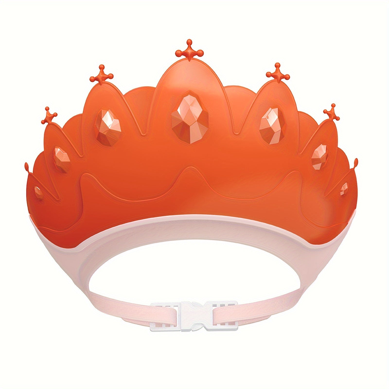 Kids Silicone Splash Guard Hat Waterproof Ear Protection for Bath Time Yellow