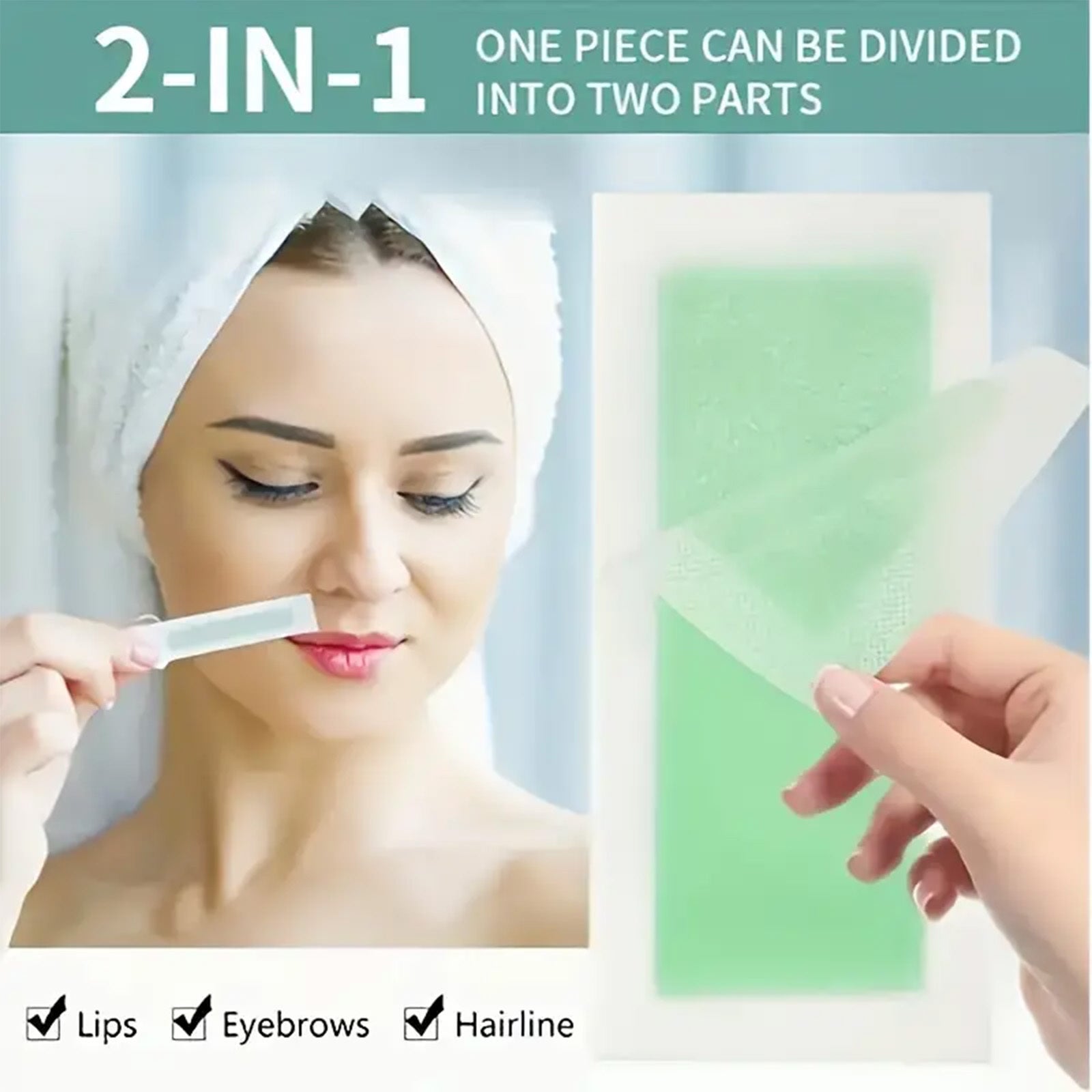 Multi-Purpose Depilatory Wax Paper for Face Body Bikini Line