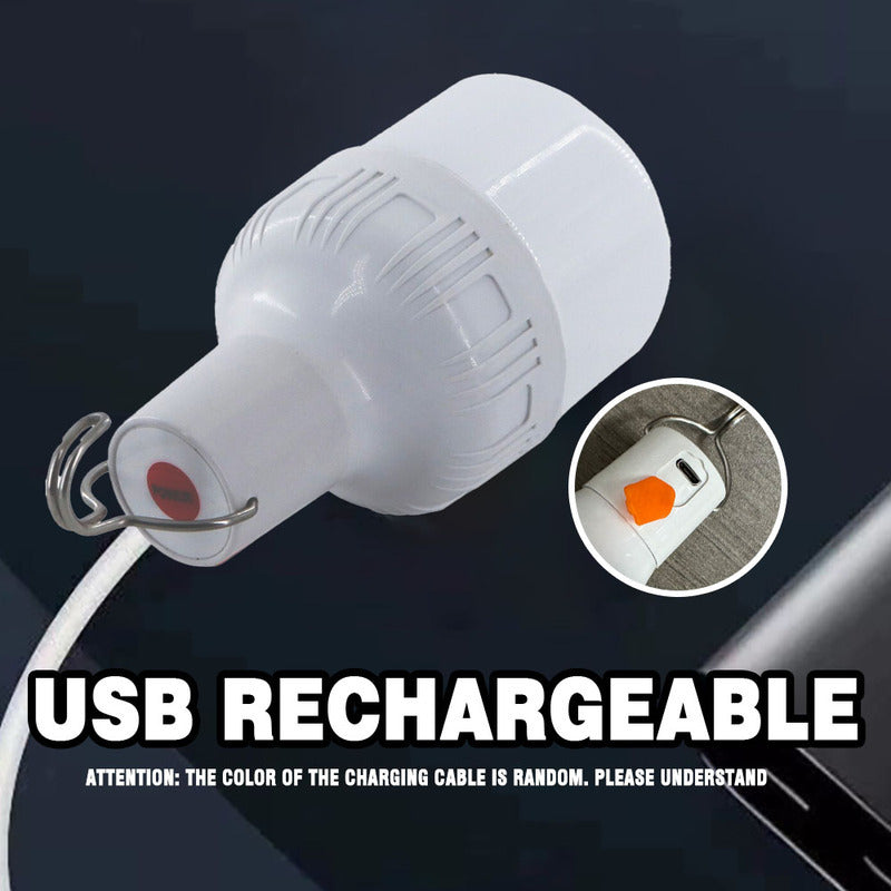 4-to'plam LED sayohat chiroqlari, qayta tiklanadigan USB chodir chiroqlari, tashqi favqulodda holatlar uchun, tog' chang'isi