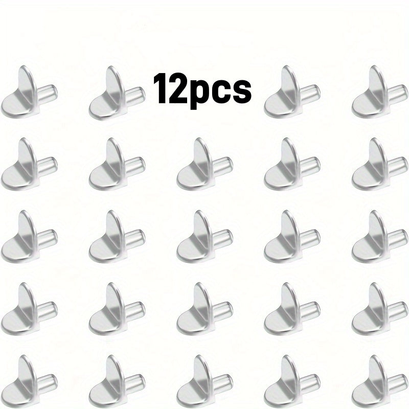 Pasadores de soporte en forma de L de metal, de 5 mm, para armarios, estanterías y armarios