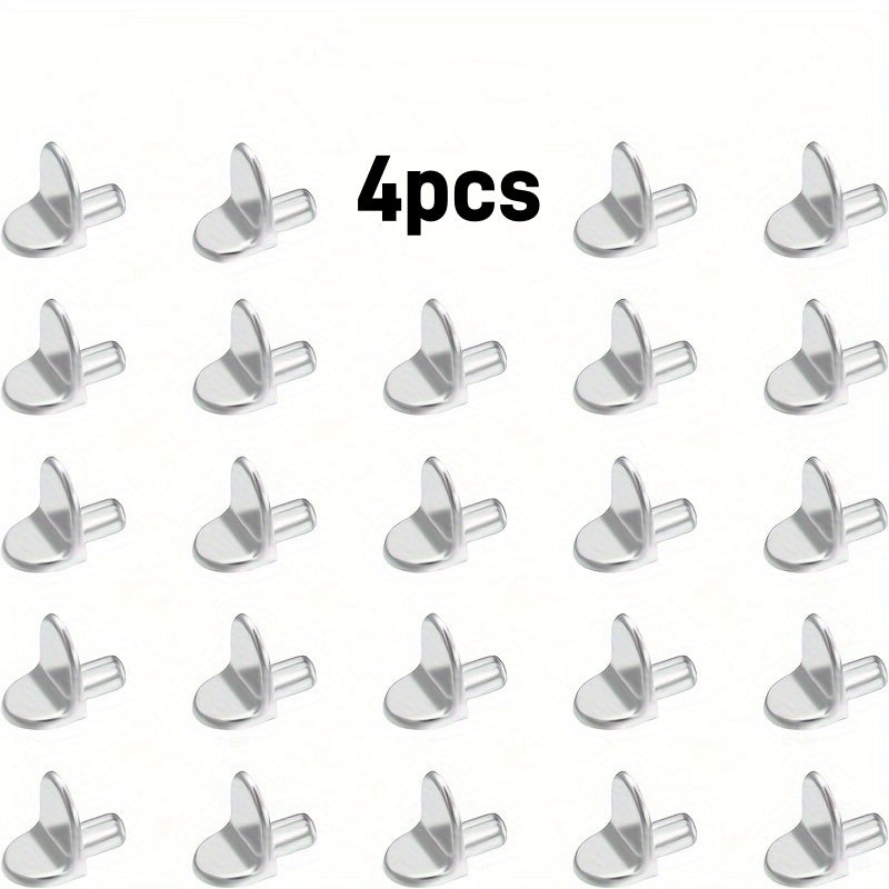 Pasadores de soporte en forma de L de metal, de 5 mm, para armarios, estanterías y armarios