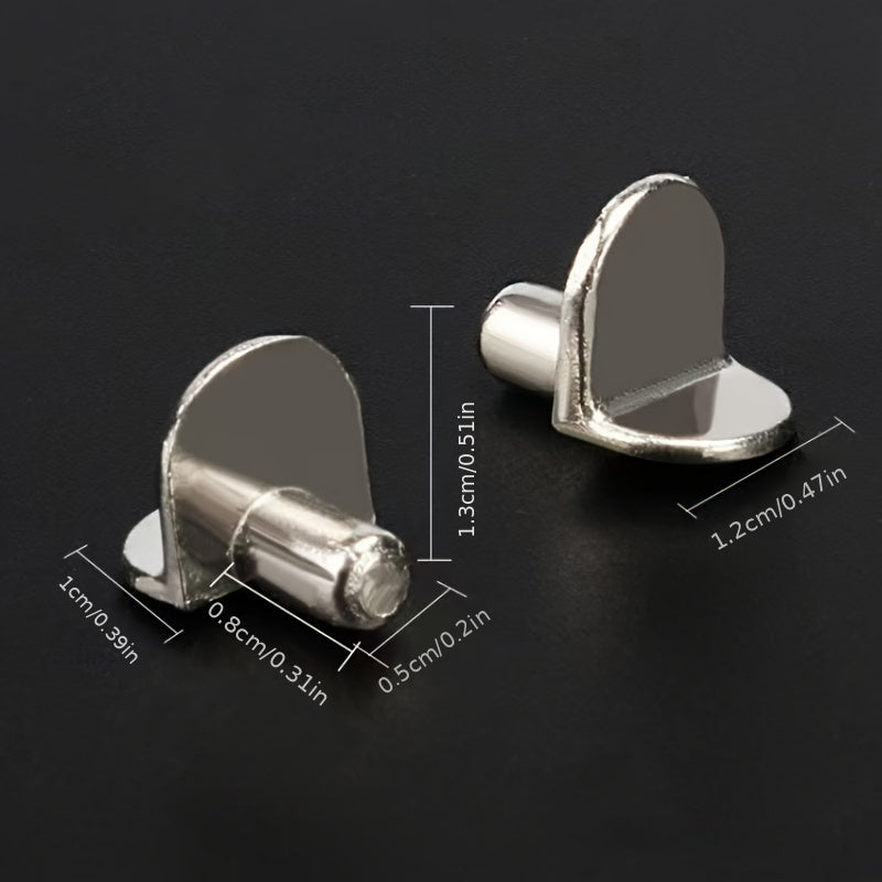 Pasadores de soporte en forma de L de metal, de 5 mm, para armarios, estanterías y armarios