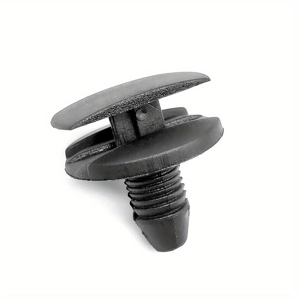 50 Pcs Plastic Fastener Clips for Car Bumpers and Fenders Black