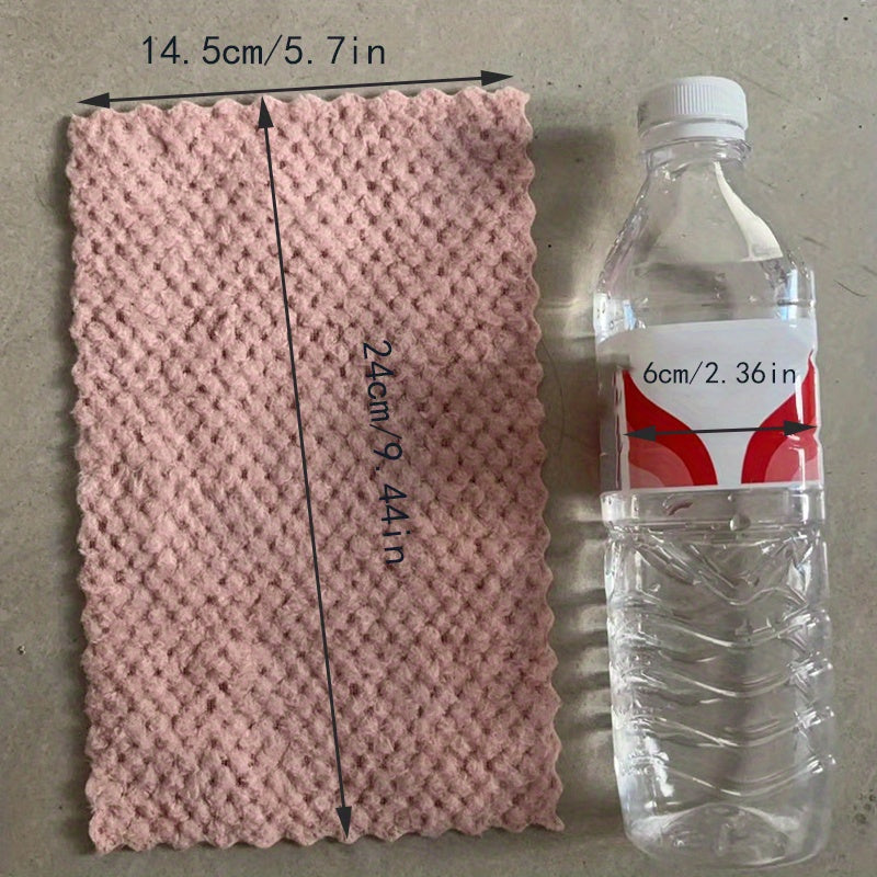 10 Pack Kitchen Cleaning Cloths Durable Absorbent Stain and Grease Removal