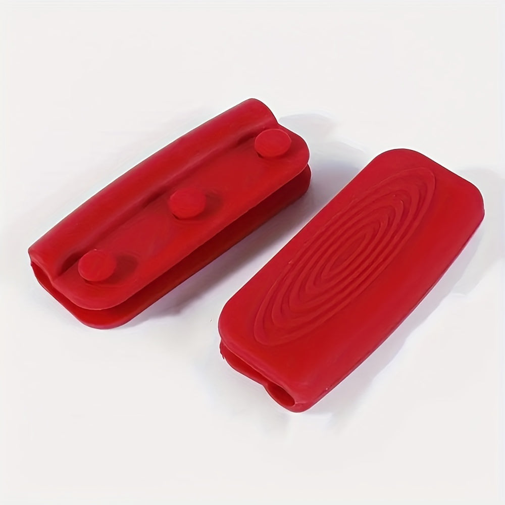 Silicone Handle Covers Heat Insulation Non-slip Kitchen Accessories Pair