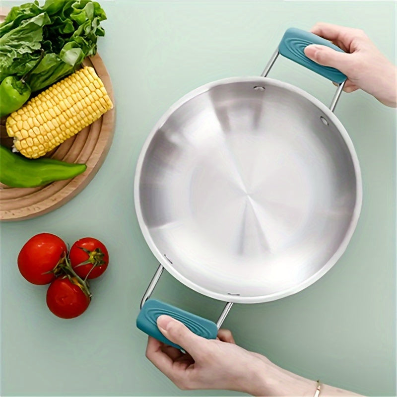 Silicone Handle Covers Heat Insulation Non-slip Kitchen Accessories Pair