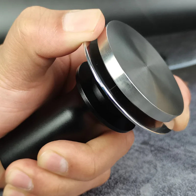 Espresso Tamper Spring-Loaded Adjustable Pressure Aluminum Handle 51mm 53mm 58mm