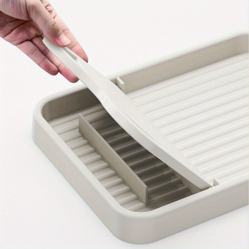 Vertical Foldable Wall Mount Pot Cover and Spoon Storage Rack Kitchen Organizer