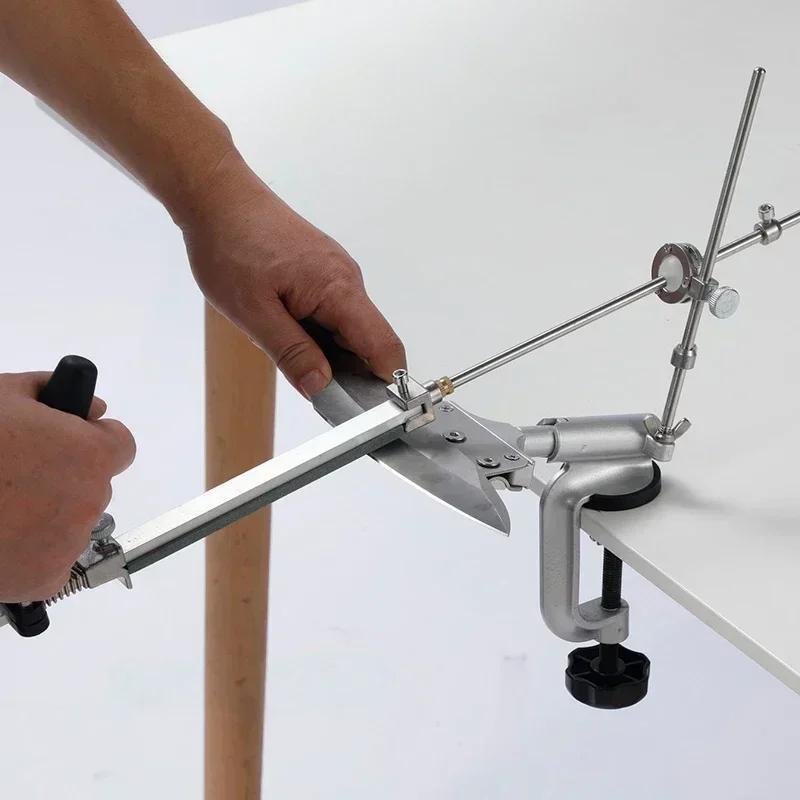 Fixed Angle Diamond Knife Sharpener with Aluminum Alloy Body