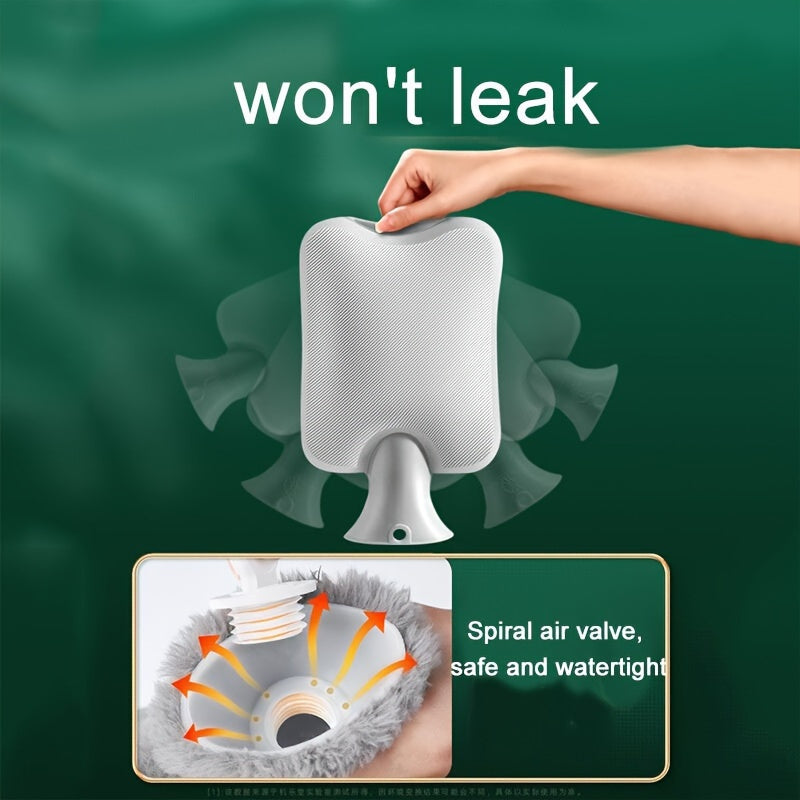 1 dona PVC yumshoq issiq suv sumkasi, 1000ml/2000ml o'lcham, portlashga chidamli, kuyishga qarshi, katta sig'imli qo'lni isituvchi.