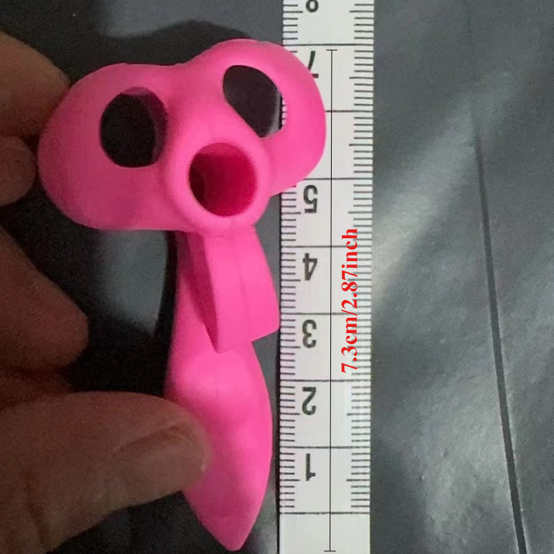 Besh dona silikon qalam ushlagichlari, yozish odatlarini rivojlantirish uchun ergonomik uchburchakli dizayn, kundalik foydalanish uchun yengil ofis jihozlari.