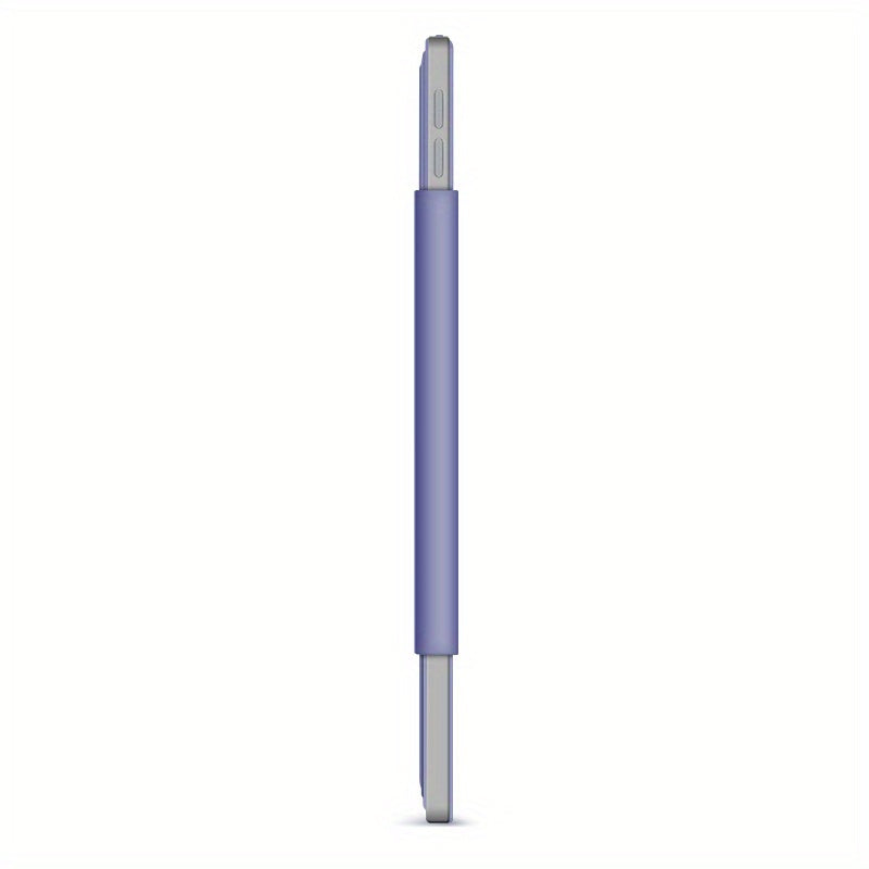 iPad Mini 6, Air 4/5, Pro 11 2022, Air 6 11inch 2024 uchun sun'iy charm aqlli qop. Qalam ushlagichi, kuchli magnit yopilishi va ultra ingichka dizayni bilan egiluvchan qattiq qopqoqni o'z ichiga oladi.