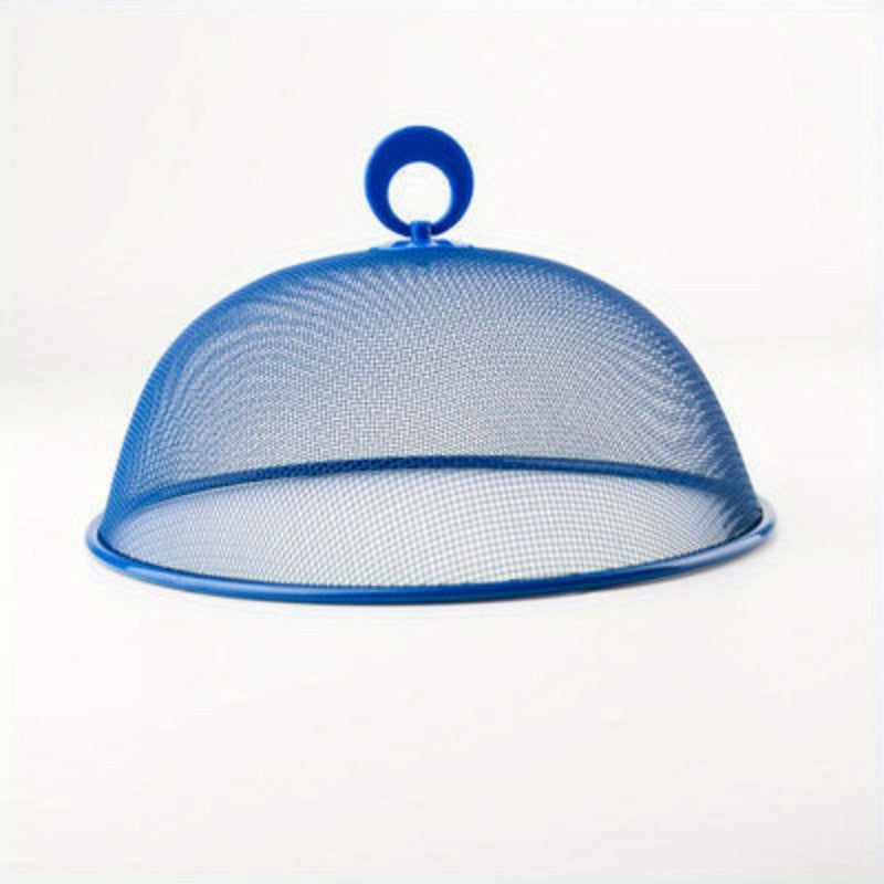 Ichki va tashqi stol uchun mo'ljallangan zanglamas po'latdan yasalgan mesh oziq-ovqat qopqog'i, oshxona saqlash va tashkil etish uchun ideal. Shuningdek, u idish konteynerlari va boshqa oshxona aksessuarlarining qopqog'i sifatida ham ishlatilishi mumkin.