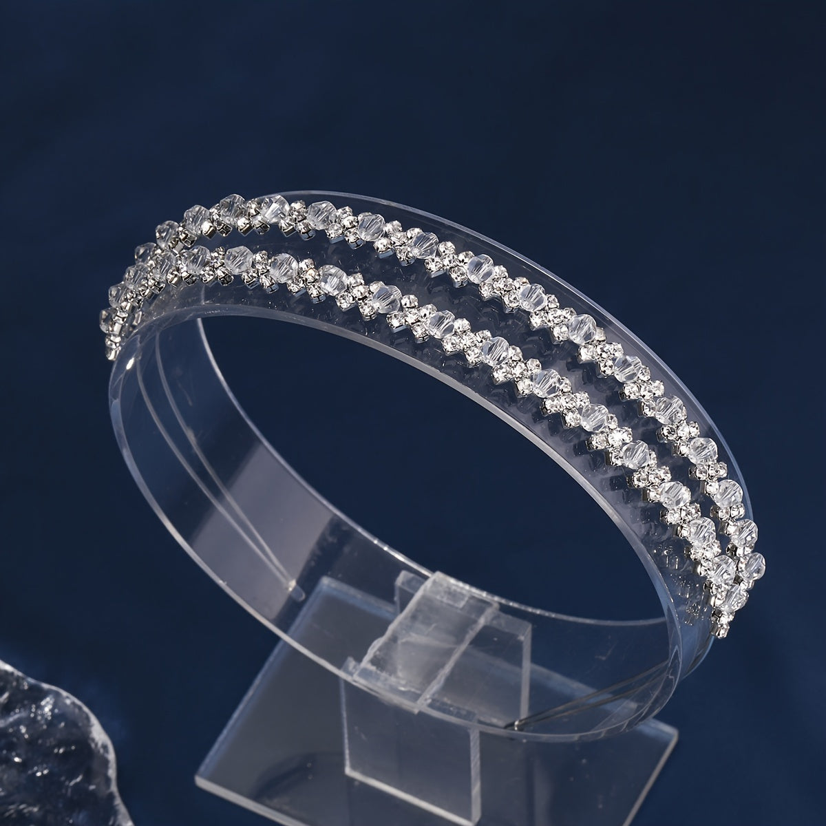 Bridal Rhinestone Headband Crystal Tiara for Weddings and Formal Events