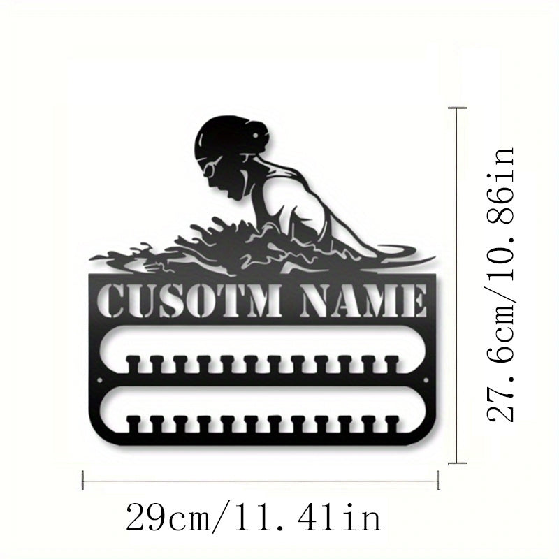 Uy ofis bog' uchun temir suzuvchi medal namoyish racklari, g'ichlar va javon bilan