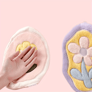 Набор из 4 хлопковых полотенец с цветочным узором для ванной или кухни, впитывающих и быстро сохнущих