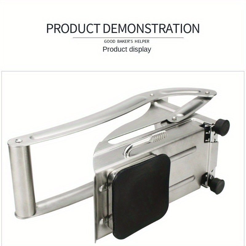 Elektrsiz Noxoş Po'latdan Qilingan Fransuz Qovurmasi Kesgichi va Sabzavot Dicer, Qulay Tutqich bilan, Oshxonada Kartoshka Chips, Bodring va Sabzi Palaklari Tayyorlash uchun Mukammal.