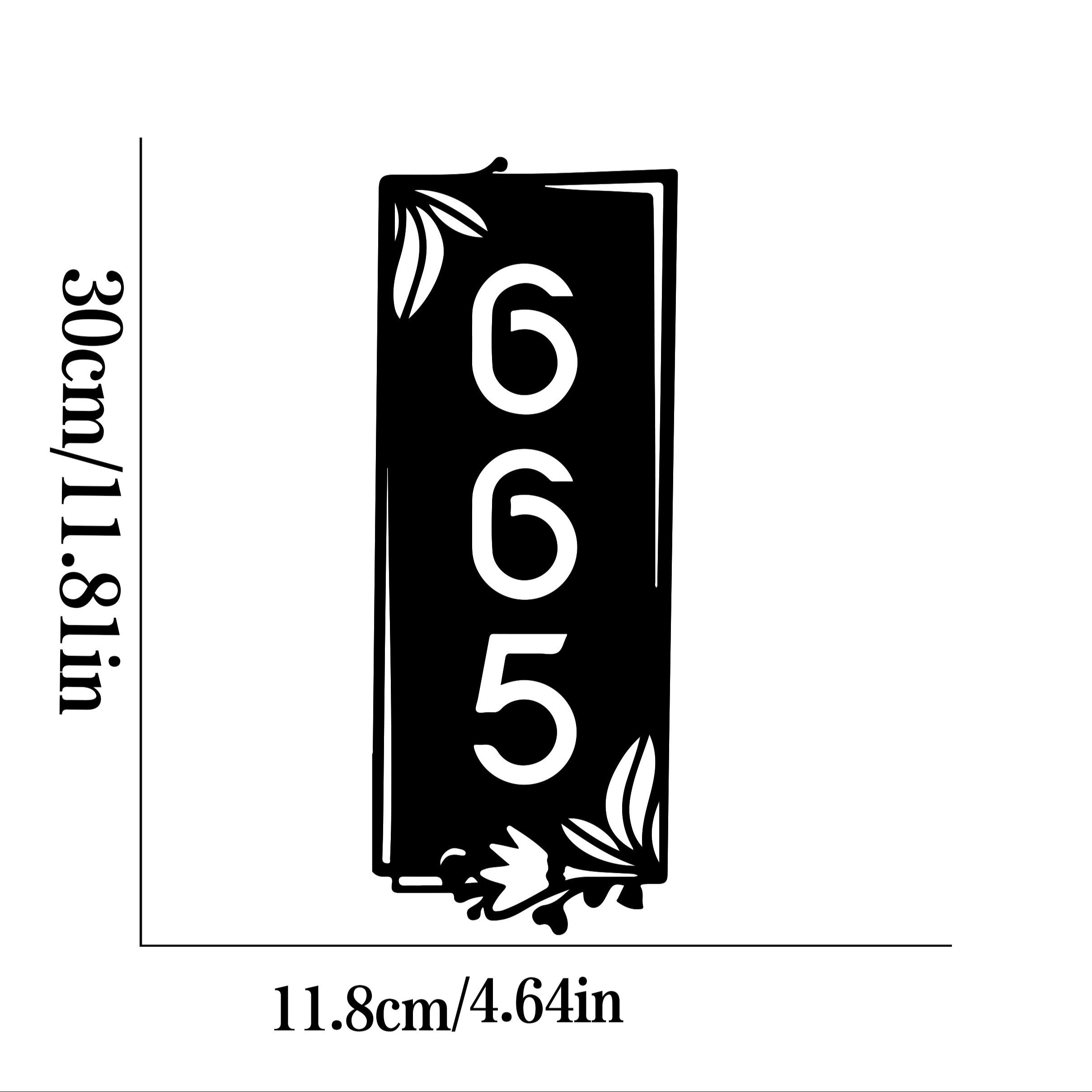 Oila ismi bilan moslashtirilgan metall belgi qora rangda - uy, yashash xonasi va patio dekoriga zamonaviy tuyg'u qo'shadi