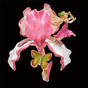 Luxury Alloy Enamel Flower Brooch Pin Elf Design Winter 2025