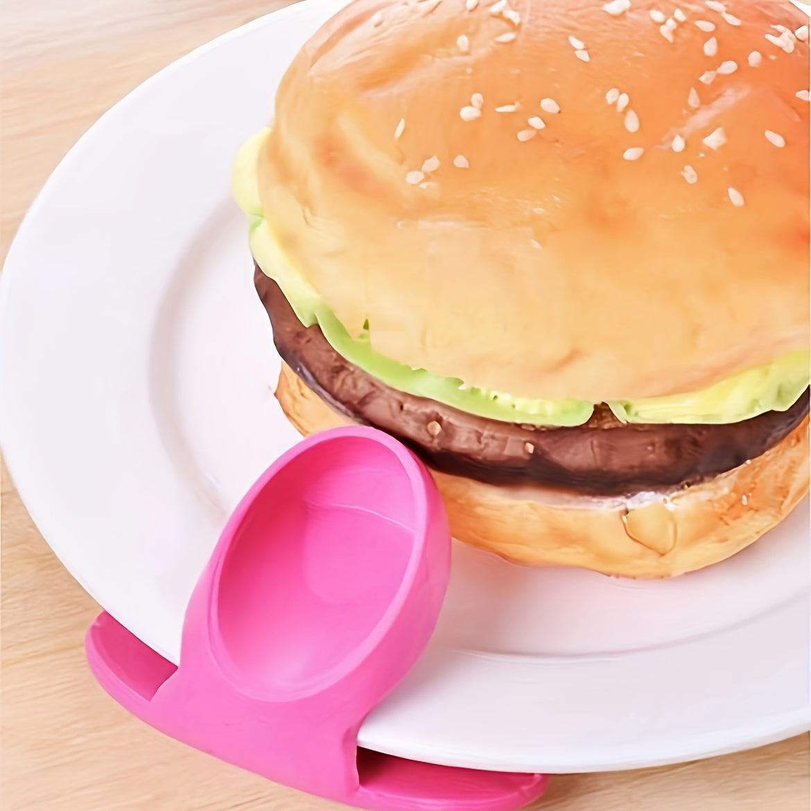 Silicone barmoq tutqichlari issiq taomlar uchun, issiqlikka chidamli, elektr bo'lmagan qozon tutqichlari