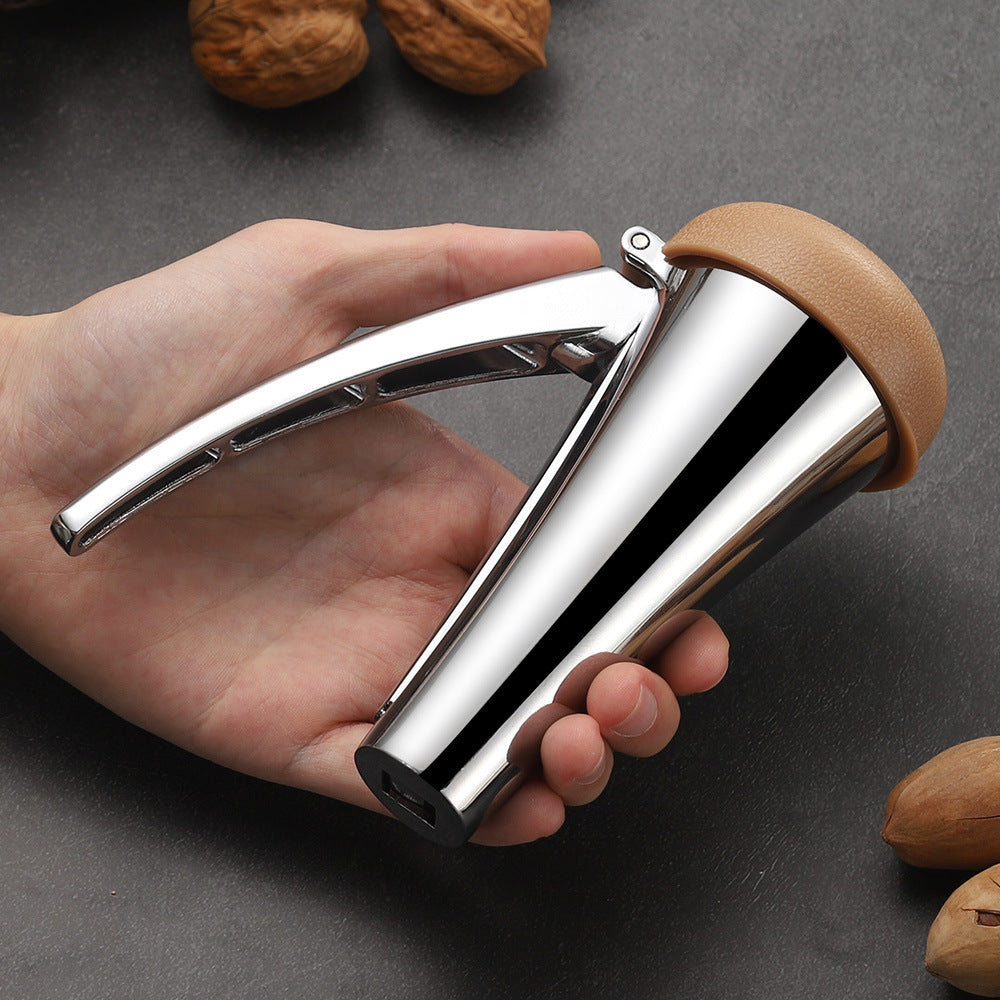 Walnut Cracker Zinc Alloy Nut Pliers Kitchen Tool Durable Effortless Shelling