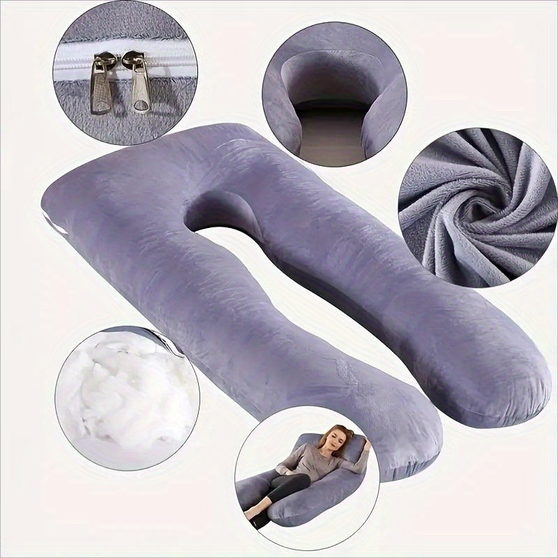 Pregnancy Pillow U-Shaped Support Cushion Full Body Maternity Pillow