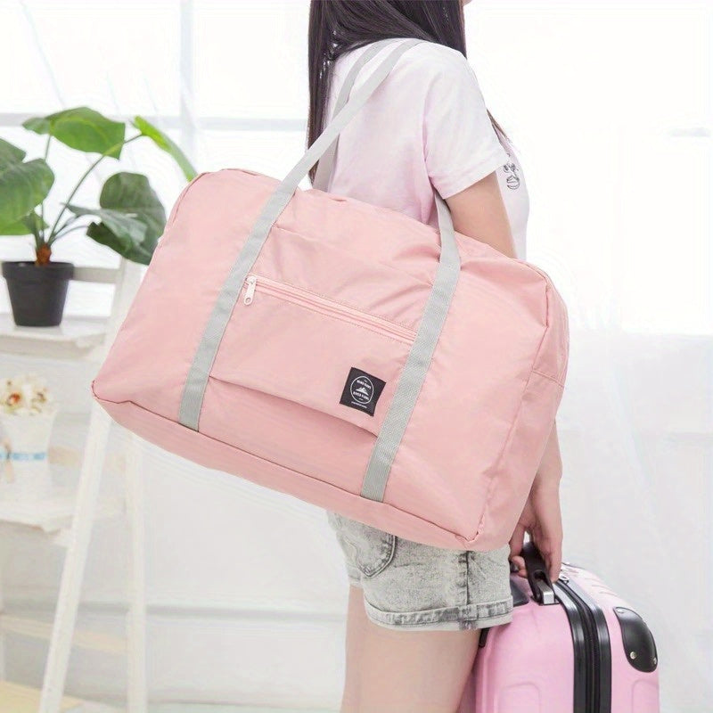 Foldable Nylon Travel Bag Waterproof Large Capacity for Women and Men