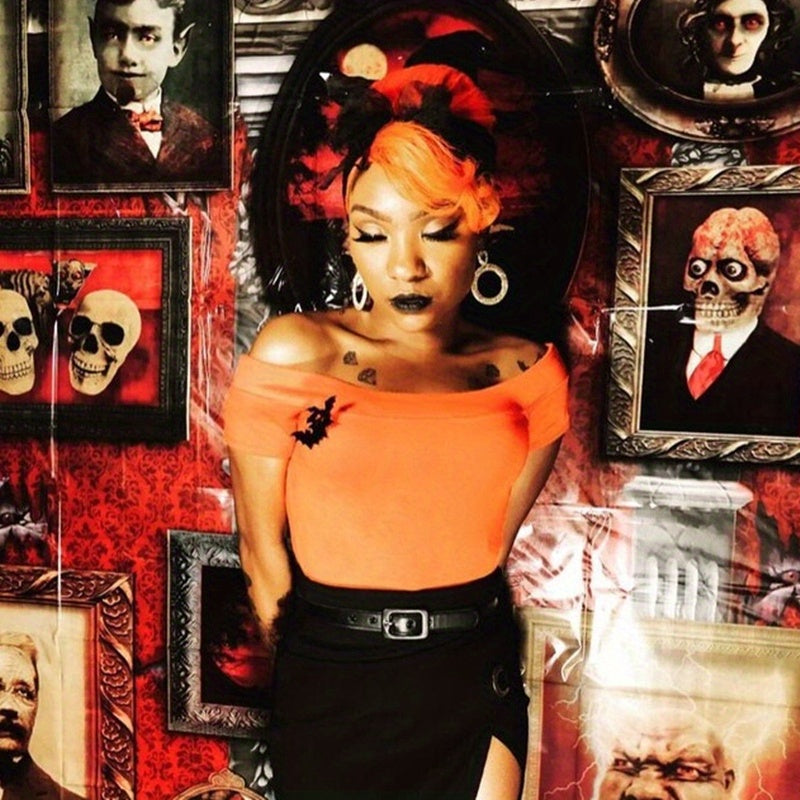 Noyob Vintage Murda Brosh - Hayvon shaklidagi qo'rqinchli plastik Halloween pin - Kostyumlar va kiyimlar uchun mukammal gotik zargarlik aksessuari