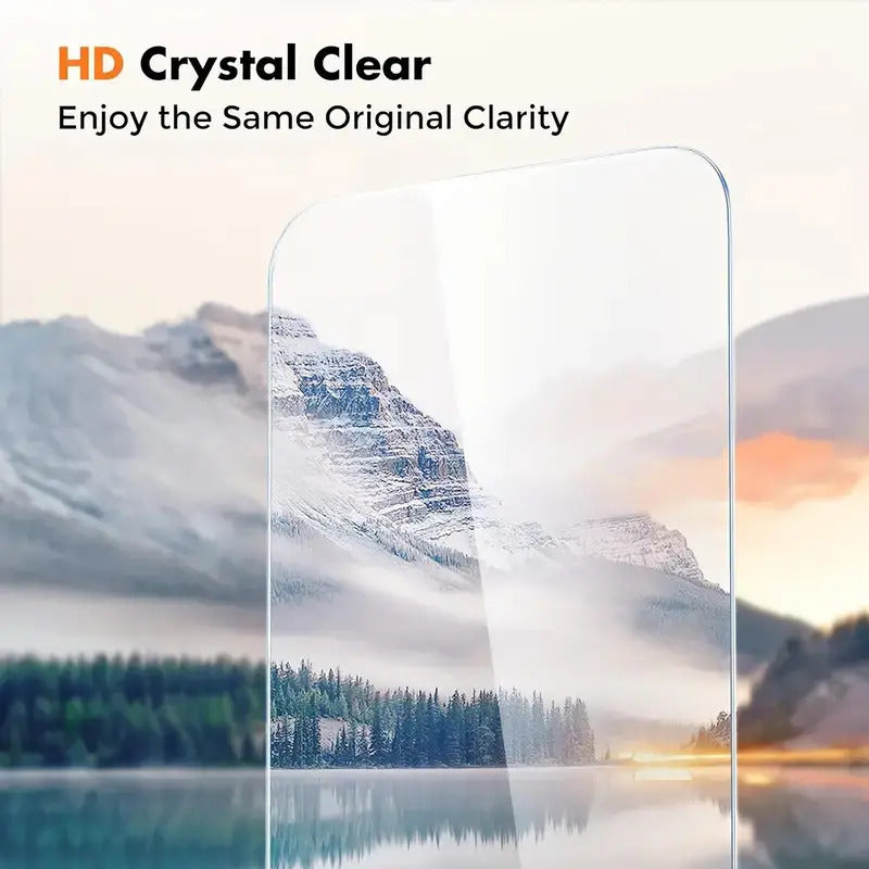 Защитное стекло HD из закаленного стекла для iPhone 7 Plus и новее с защитой от пузырей и падений