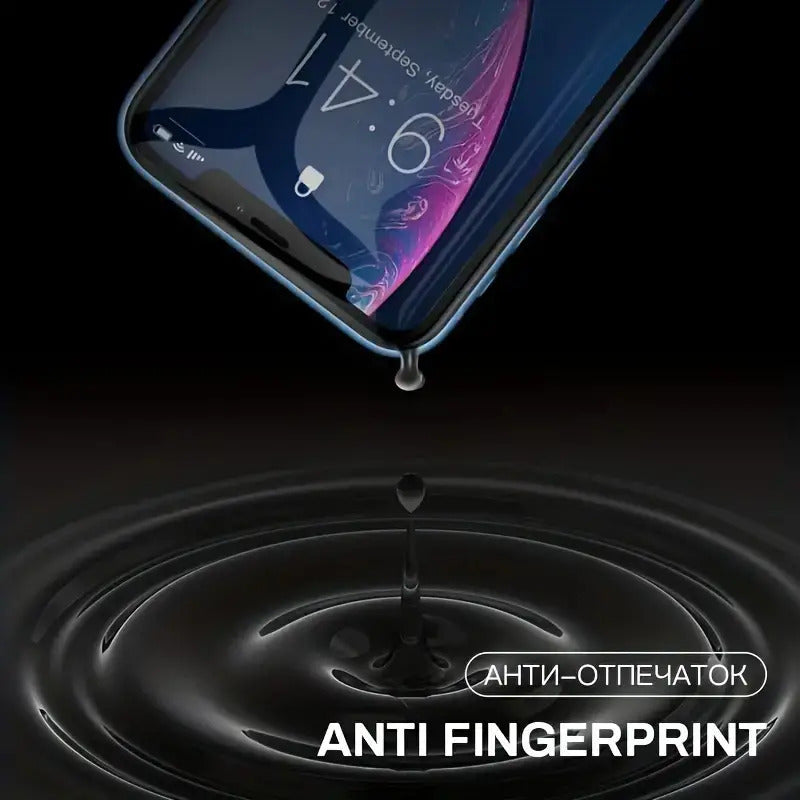 HD Tempered Glass Screen Protector for iPhone 7 Plus and Up Bubble-Free Drop Protection