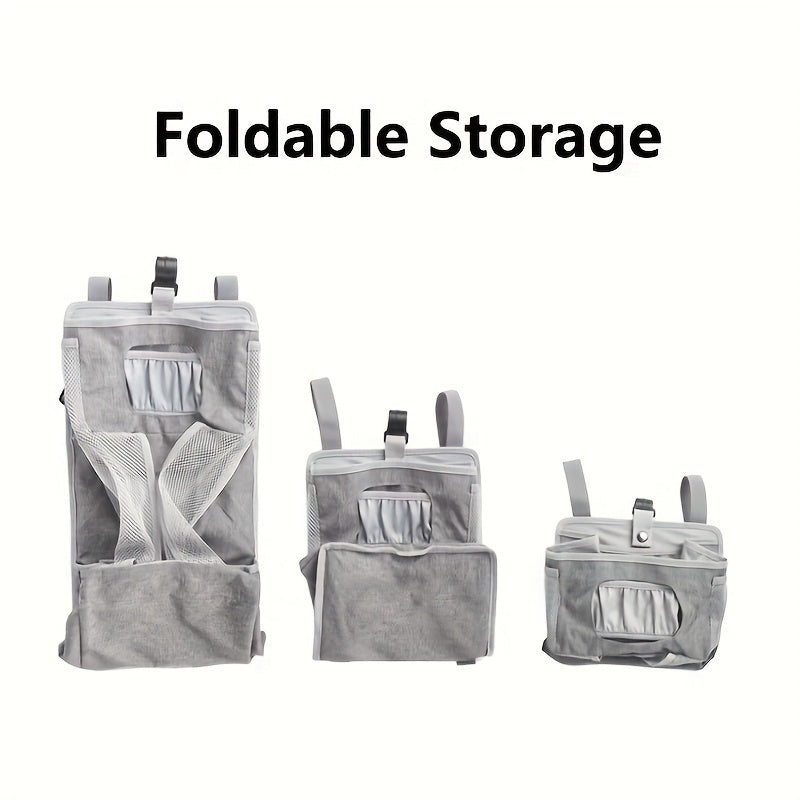 Waterproof Diaper Storage Bag Hanging Organizer Nursery Bedroom Compact